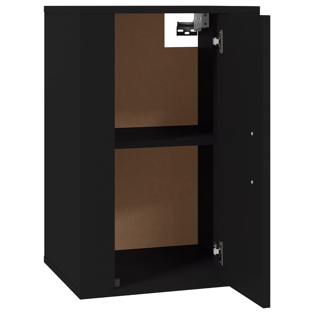 Meubles TV muraux 2 pcs Noir 40x34,5x60 cm - XIOS