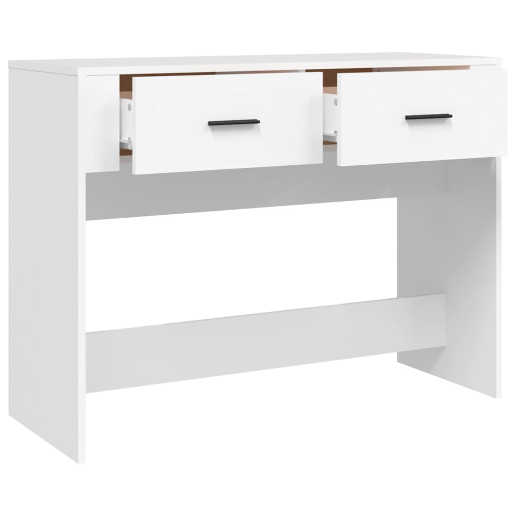 Table console Blanc 100x39x75 cm Bois d'ingénierie - XIOS