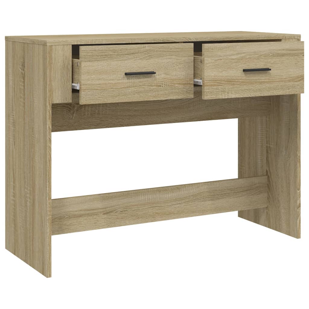 Table console Chêne sonoma 100x39x75 cm Bois d'ingénierie - XIOS