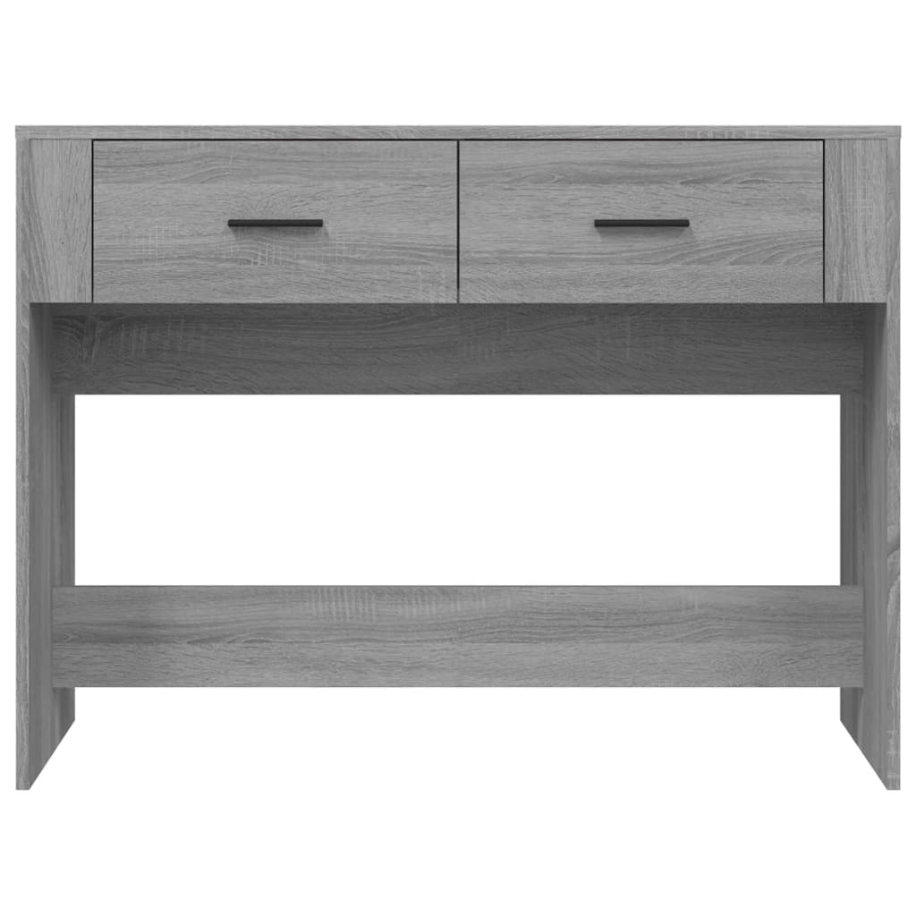 Table console Sonoma gris 100x39x75 cm Bois d'ingénierie - XIOS