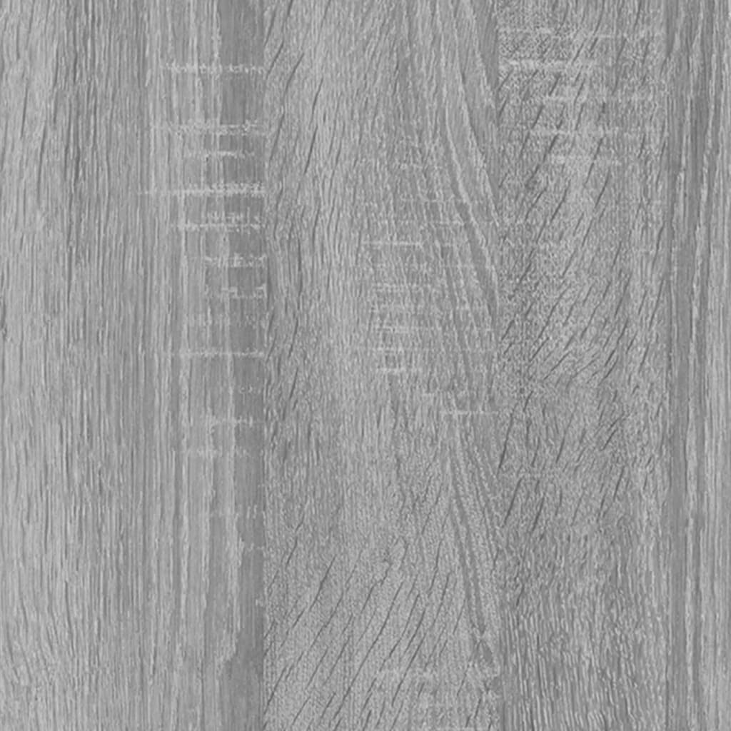 Meuble TV Sonoma gris 100x31,5x35 cm Bois d'ingénierie