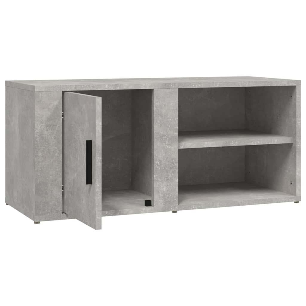 Meubles TV 2 pcs Gris béton 80x31,5x36 cm Bois d'ingénierie - XIOS