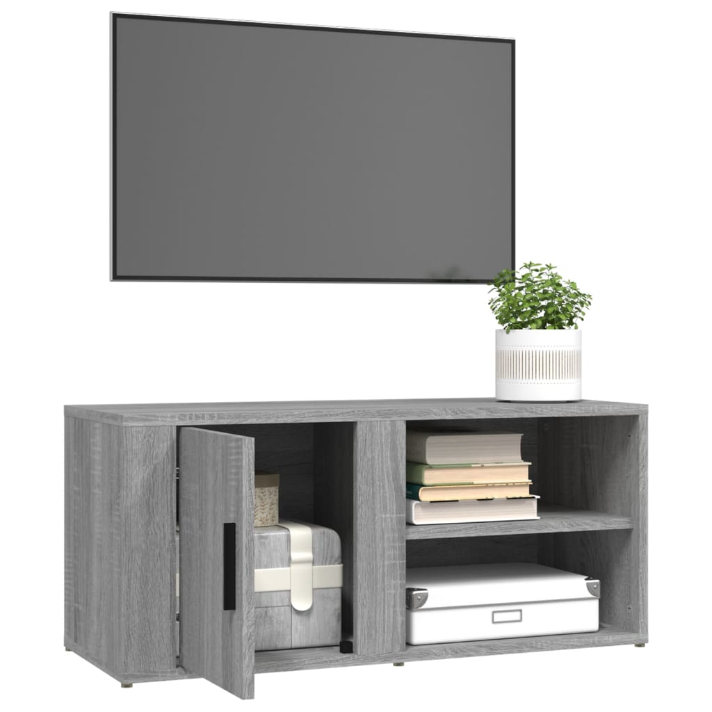 Meubles TV 2 pcs Sonoma gris 80x31,5x36 cm Bois d'ingénierie - XIOS