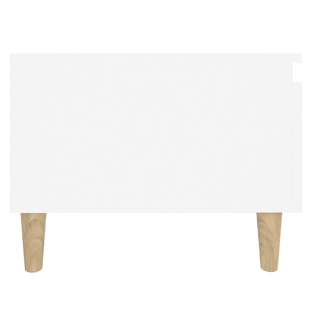 Tables d'appoint 2 pcs Blanc 50x46x35 cm Bois d'ingénierie - XIOS