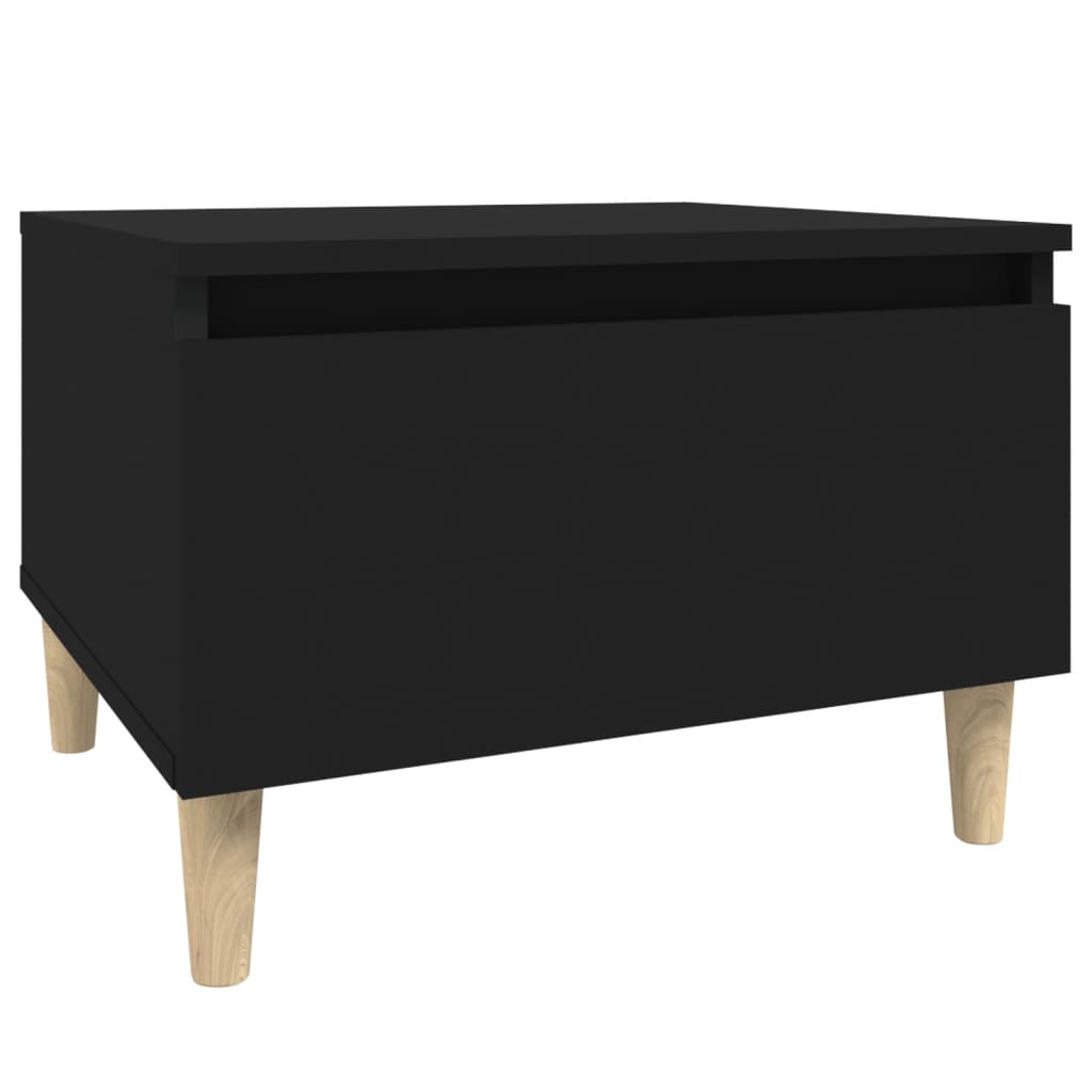 Table d'appoint Noir 50x46x35 cm Bois d'ingénierie - XIOS