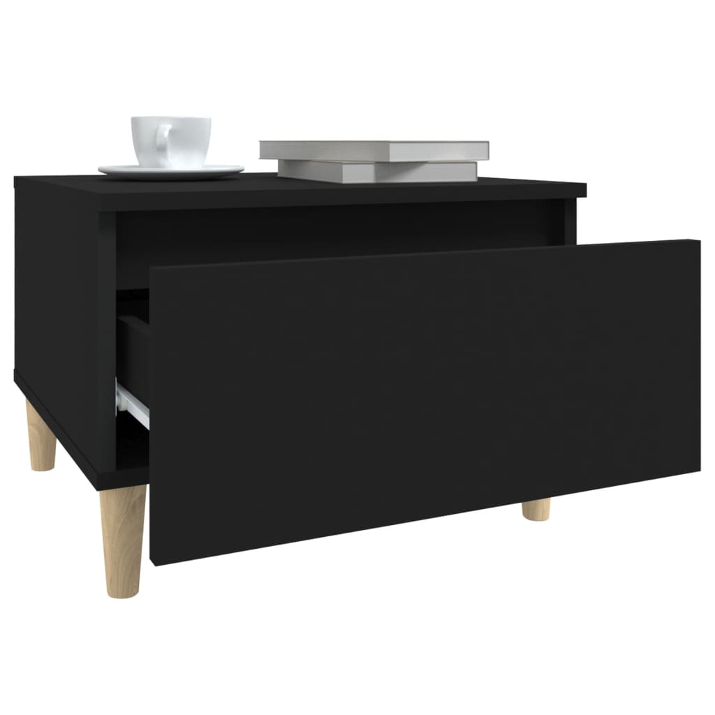 Table d'appoint Noir 50x46x35 cm Bois d'ingénierie - XIOS