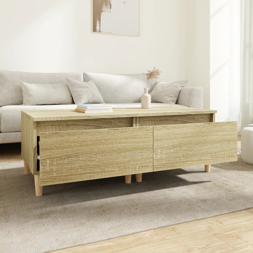 Tables d'appoint 2 pcs Chêne sonoma 50x46x35 cm Bois ingénierie - XIOS