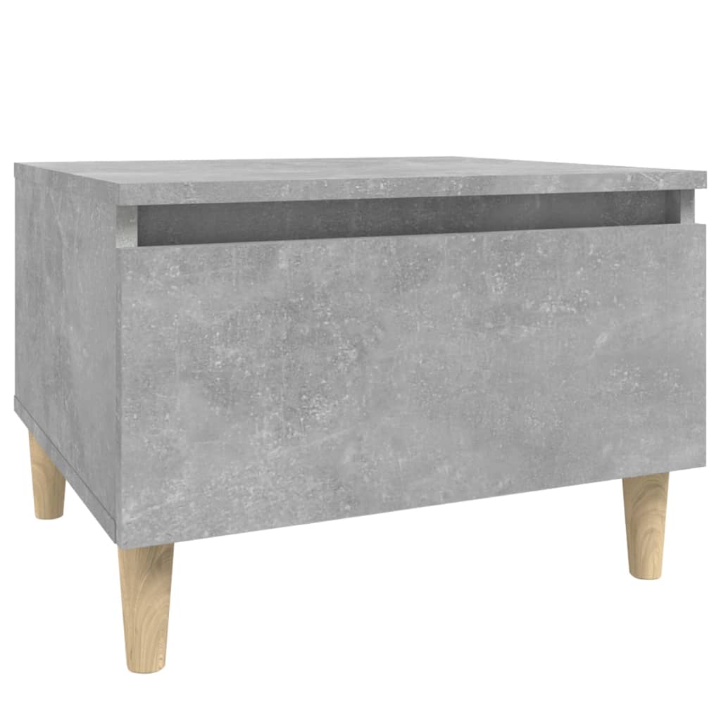 Table d'appoint Gris béton 50x46x35 cm Bois d'ingénierie - XIOS
