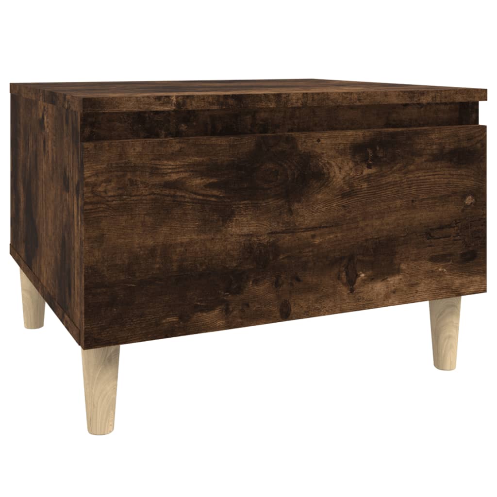 Table d'appoint Chêne fumé 50x46x35 cm Bois d'ingénierie - XIOS