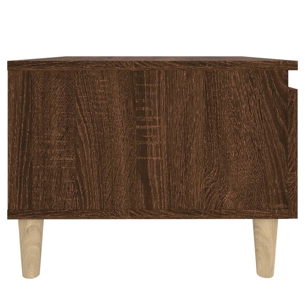 Table d'appoint Chêne marron 50x46x35 cm Bois d'ingénierie - XIOS