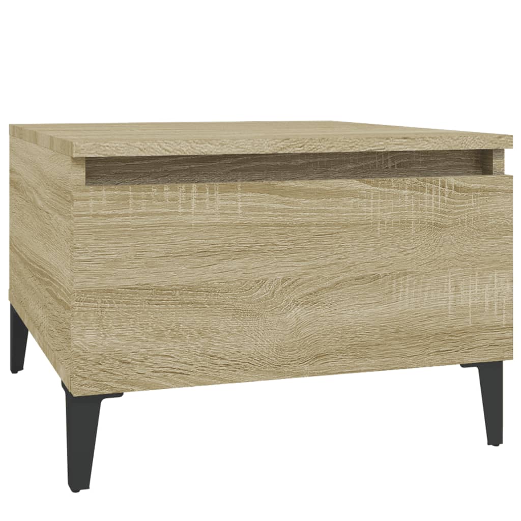 Table d'appoint Chêne sonoma 50x46x35 cm Bois d'ingénierie - XIOS