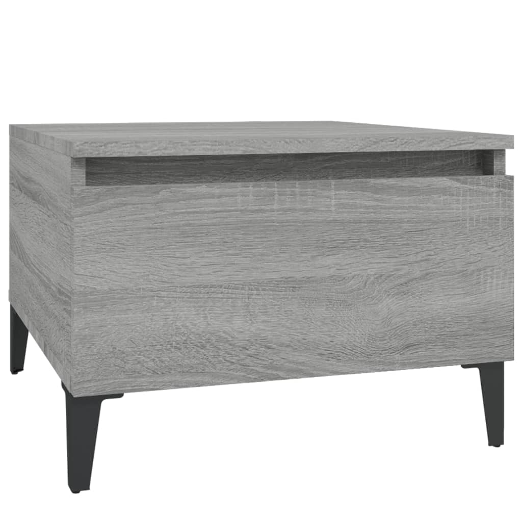 Table d'appoint Sonoma gris 50x46x35 cm Bois d'ingénierie - XIOS