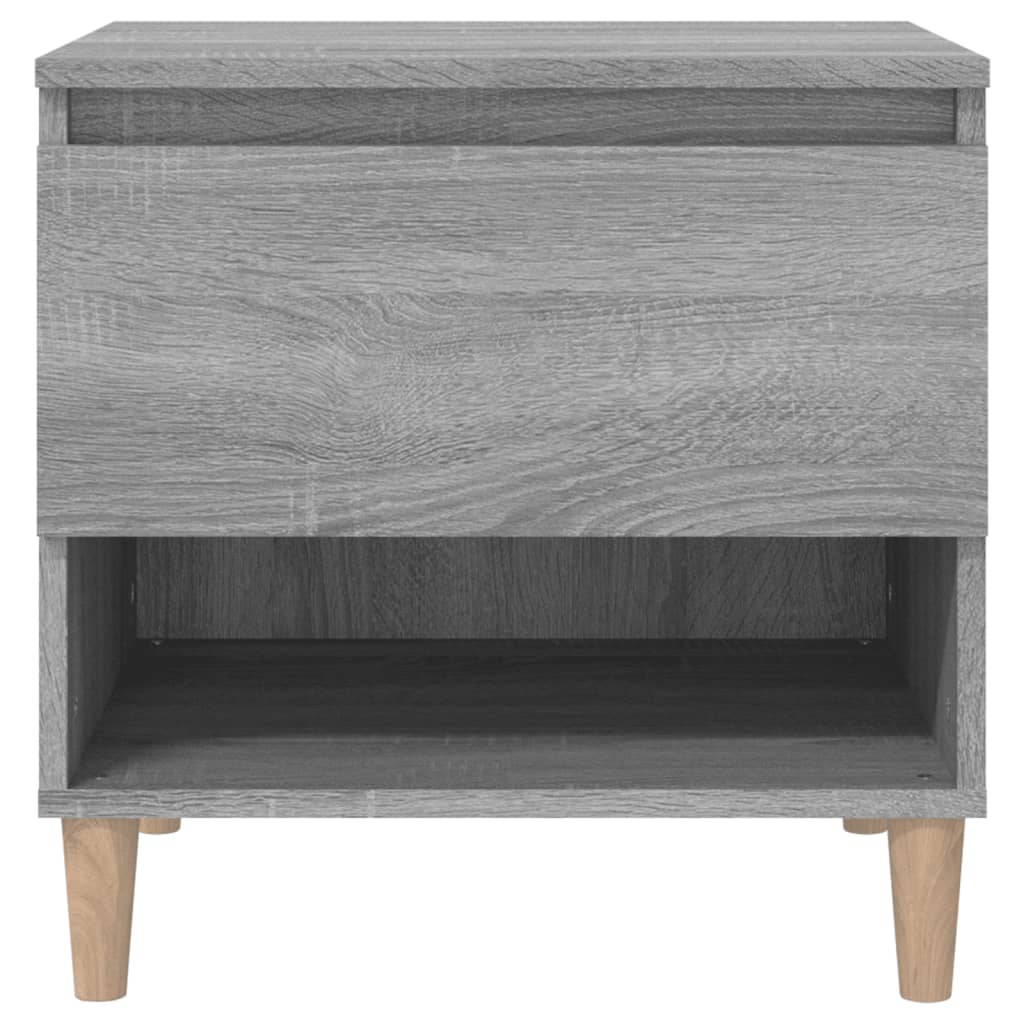 Table de chevet Sonoma gris 50x46x50 cm Bois d'ingénierie - XIOS