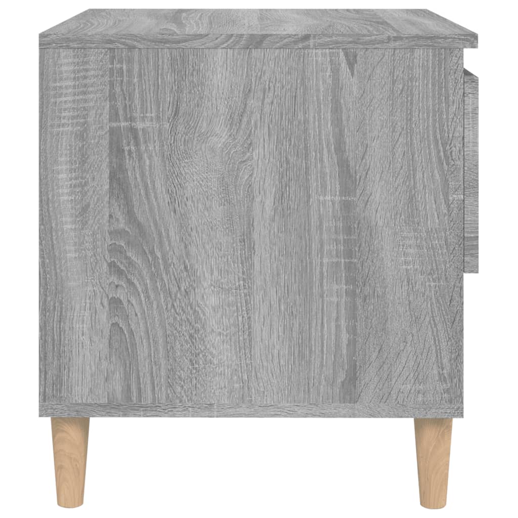 Tables de chevet 2 pcs Sonoma gris 50x46x50cm Bois d’ingénierie - XIOS