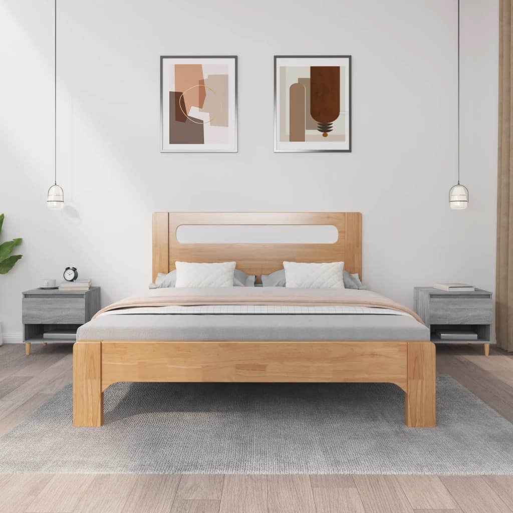 Tables de chevet 2 pcs Sonoma gris 50x46x50cm Bois d’ingénierie - XIOS