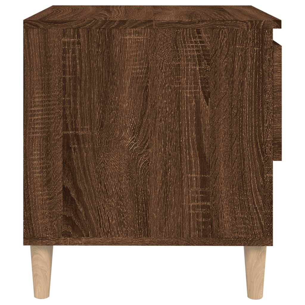 Table de chevet Chêne brun 50x46x50 cm Bois d'ingénierie - XIOS