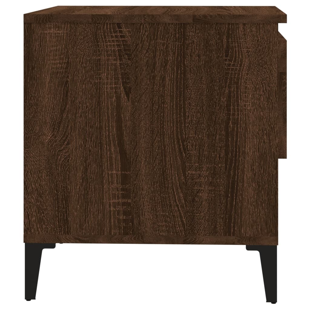 Tables d'appoint 2 pcs Chêne marron 50x46x50 cm Bois ingénierie - XIOS