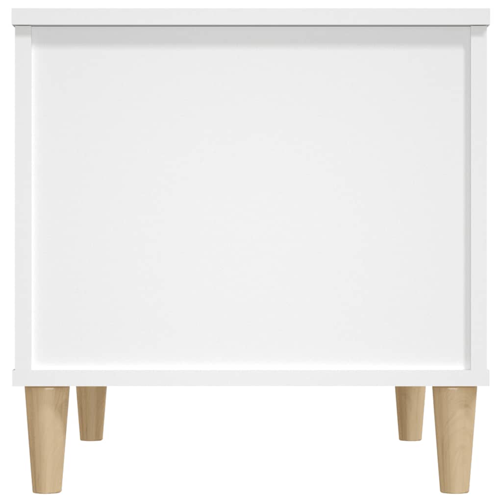 Table basse Blanc 60x44,5x45 cm Bois d'ingénierie - XIOS