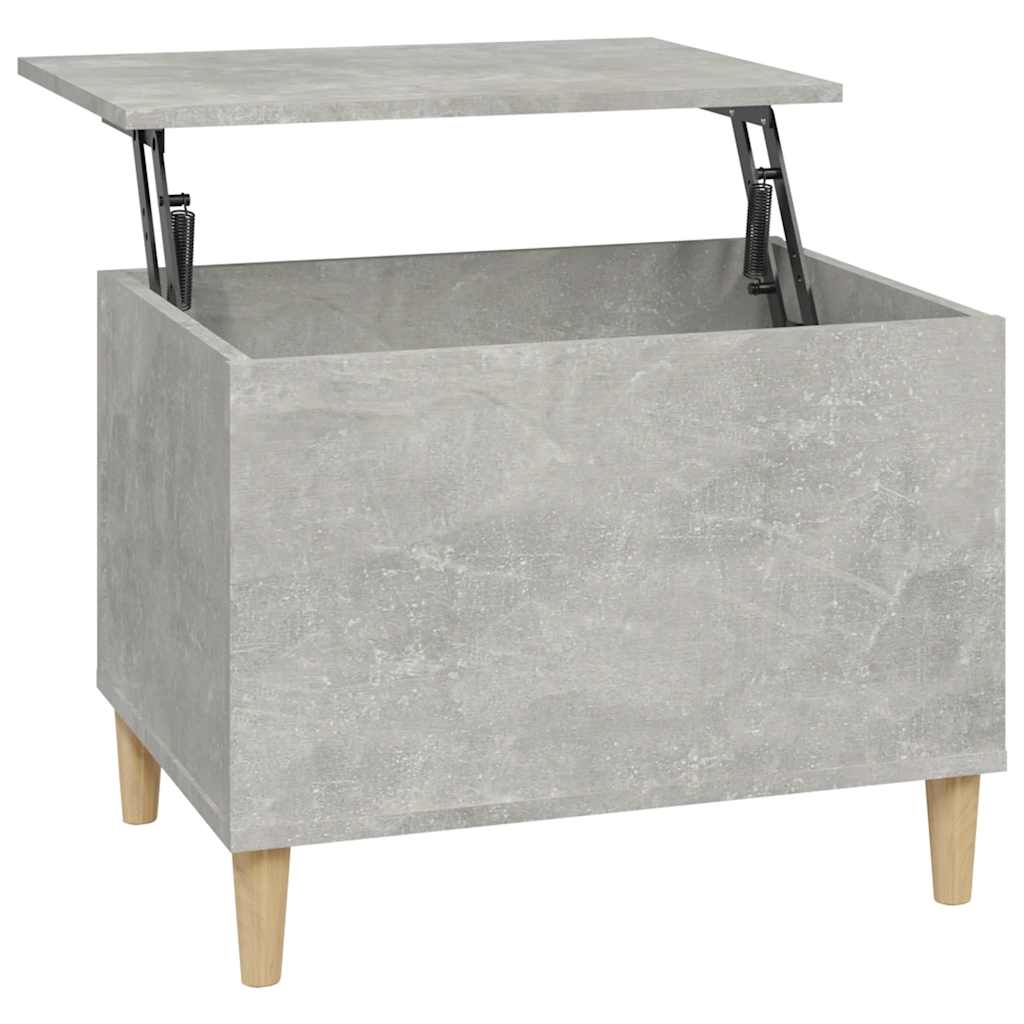 Table basse Gris béton 60x44,5x45 cm Bois d'ingénierie - XIOS