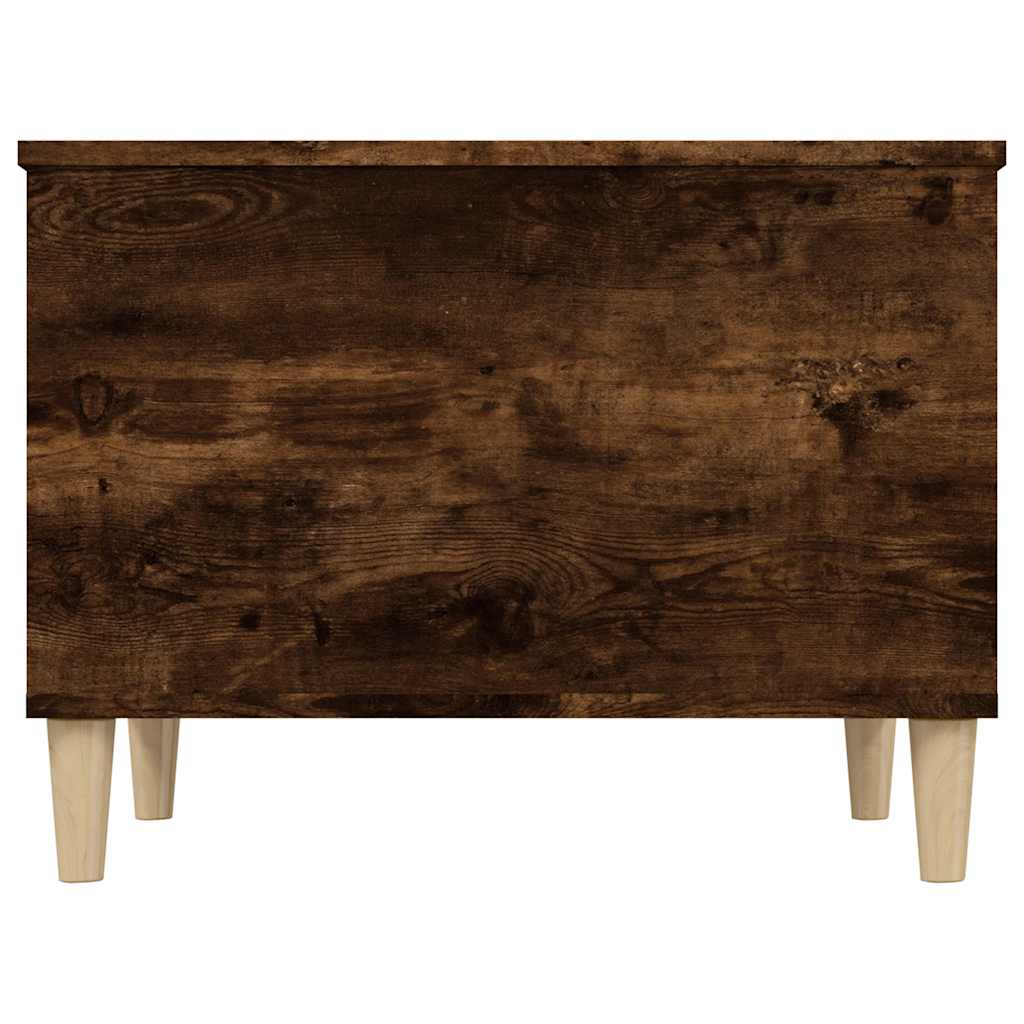 Table basse Chêne fumé 60x44,5x45 cm Bois d'ingénierie - XIOS