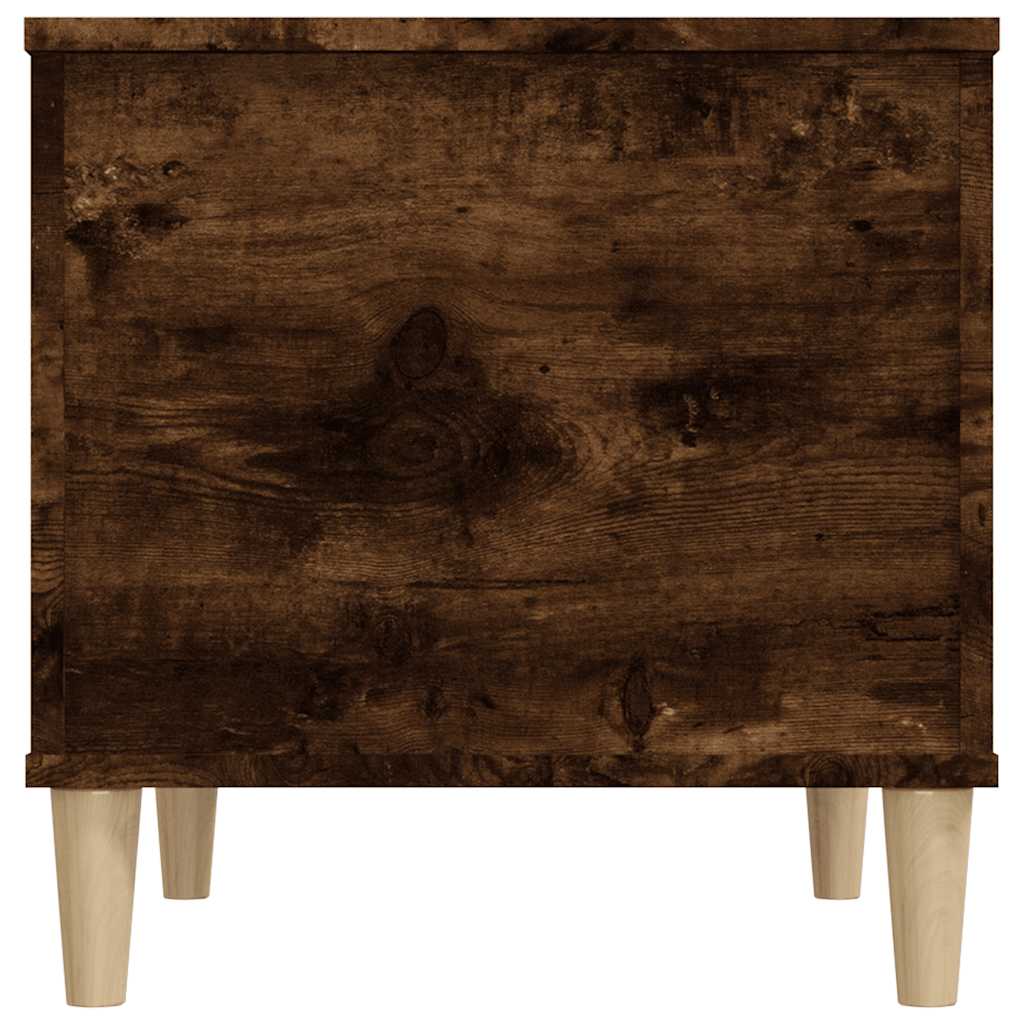Table basse Chêne fumé 60x44,5x45 cm Bois d'ingénierie - XIOS