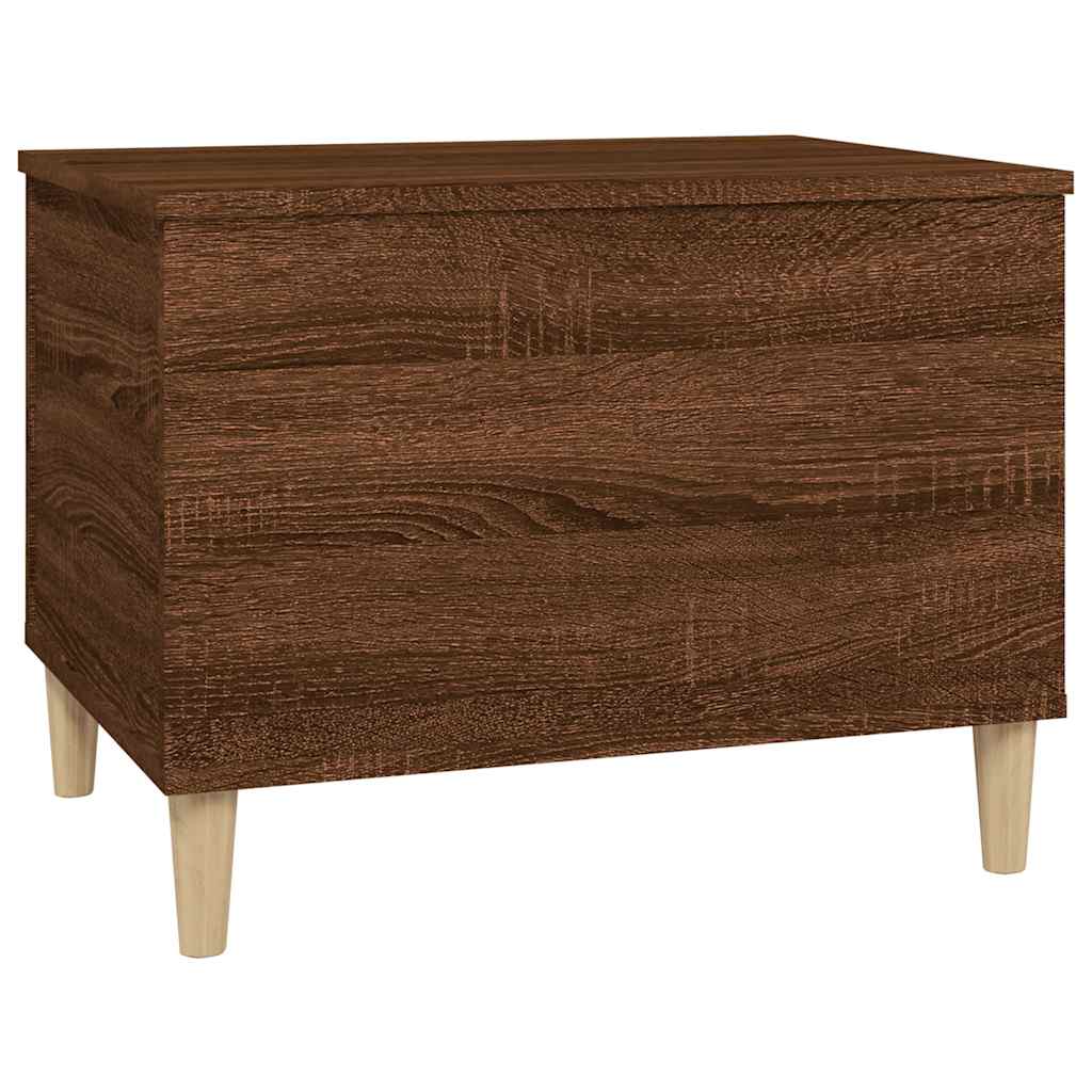 Table basse Chêne marron 60x44,5x45 cm Bois d'ingénierie - XIOS