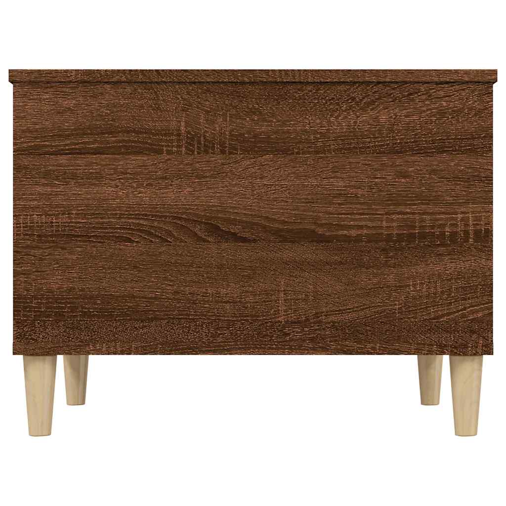 Table basse Chêne marron 60x44,5x45 cm Bois d'ingénierie - XIOS