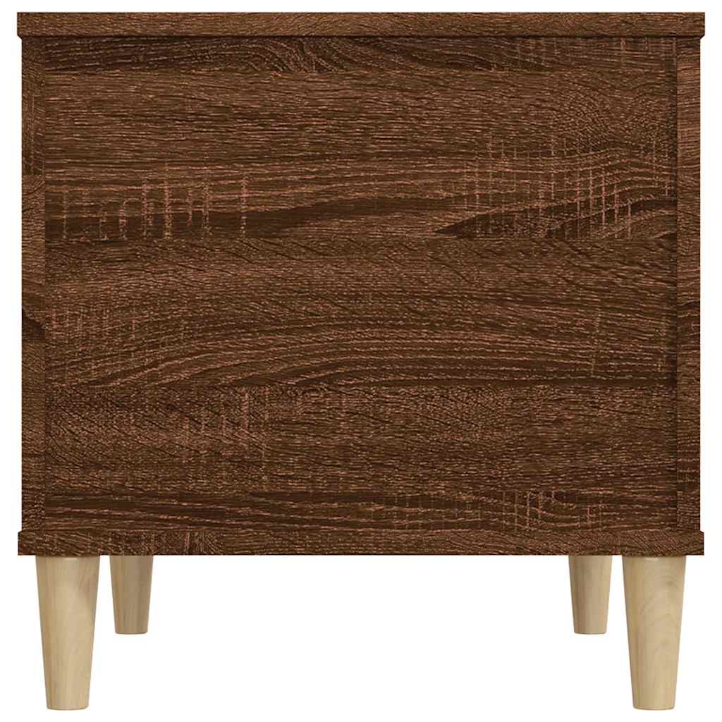 Table basse Chêne marron 60x44,5x45 cm Bois d'ingénierie - XIOS