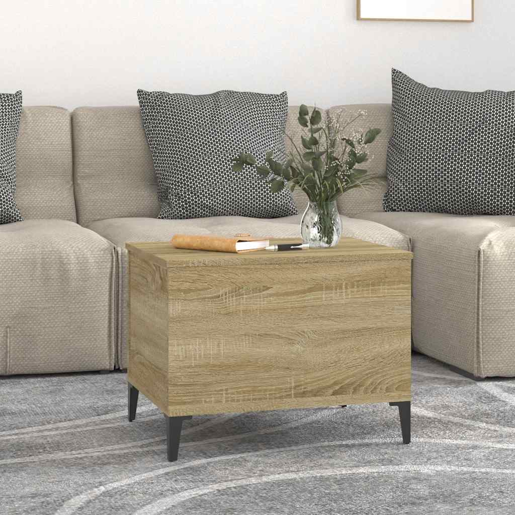 Table basse Chêne sonoma 60x44,5x45 cm Bois d'ingénierie - XIOS