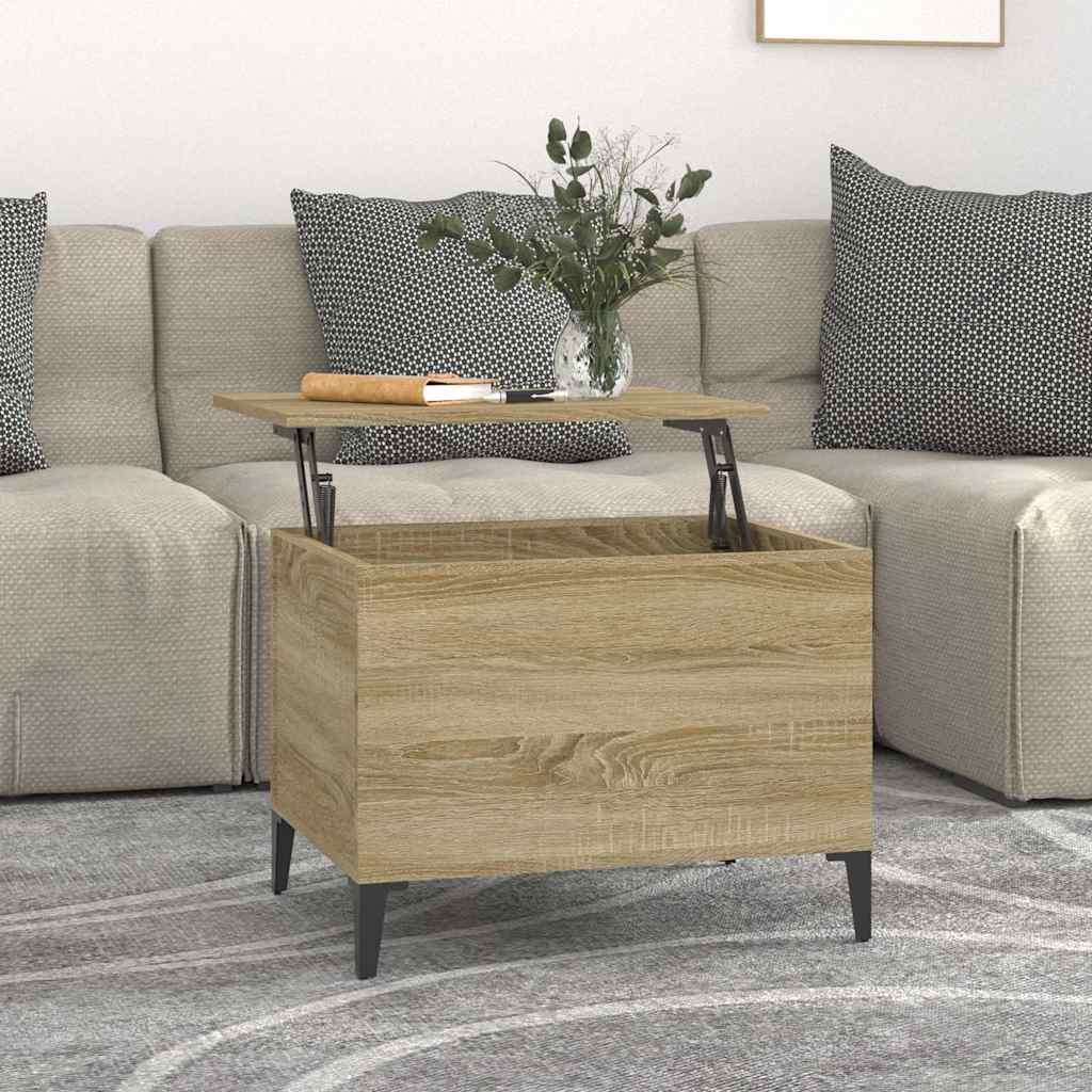 Table basse Chêne sonoma 60x44,5x45 cm Bois d'ingénierie - XIOS