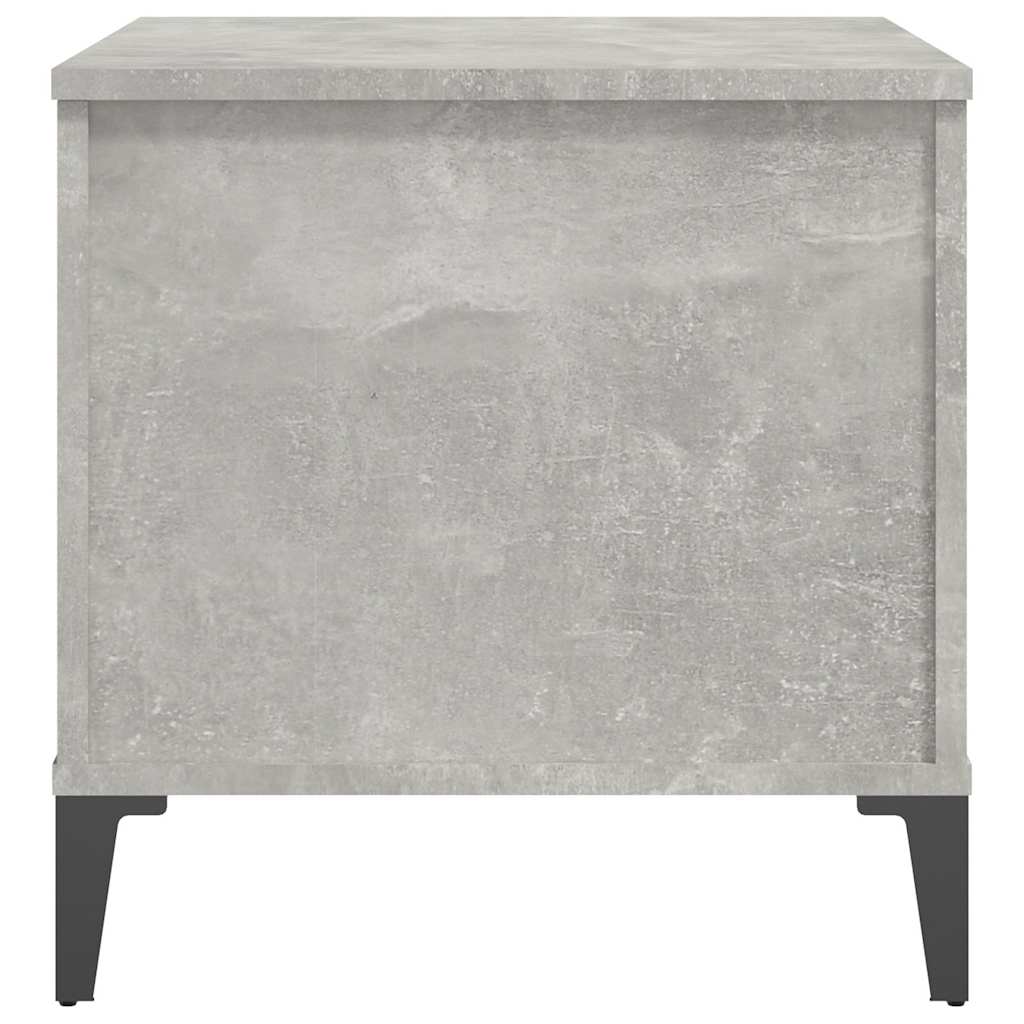 Table basse Gris béton 60x44,5x45 cm Bois d'ingénierie - XIOS