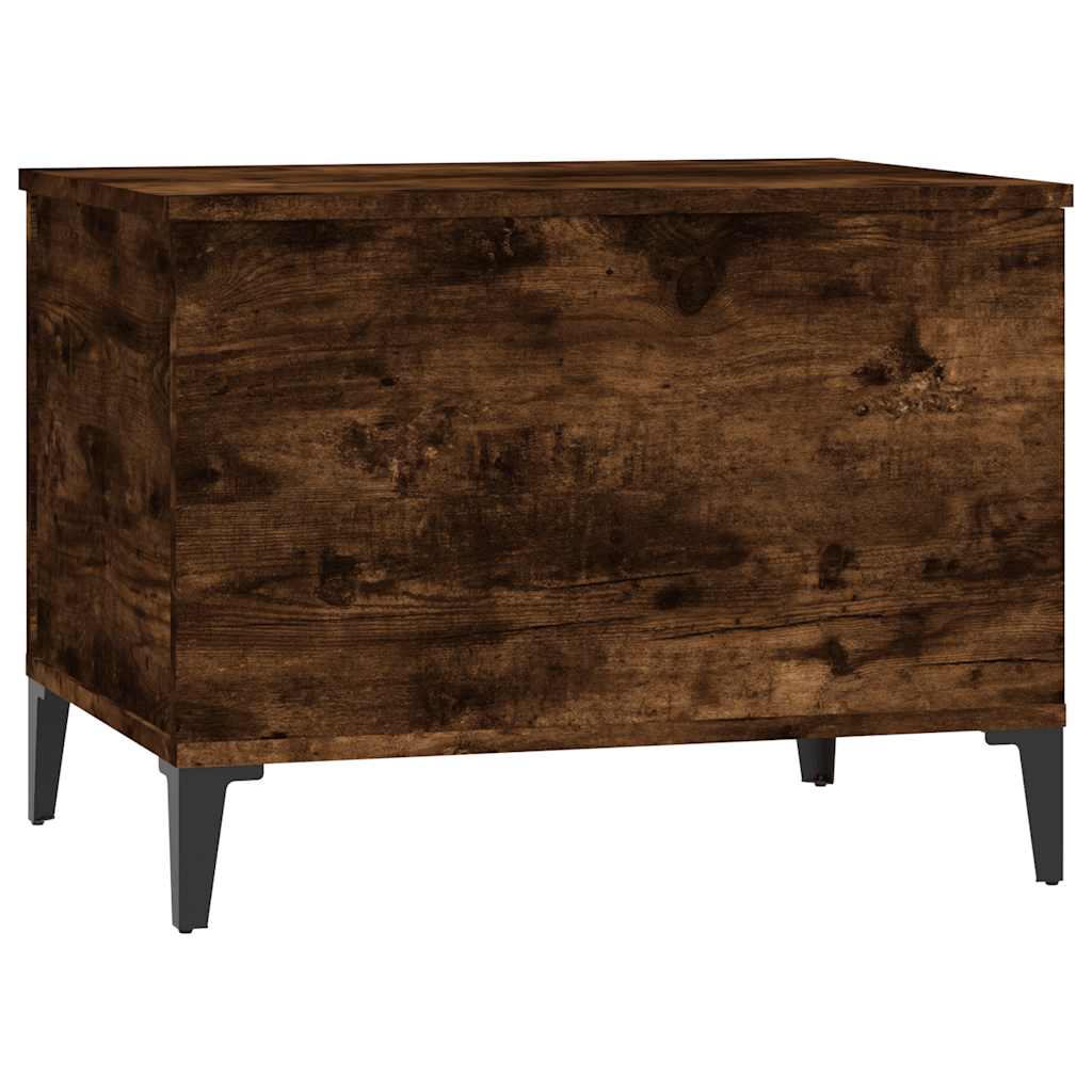 Table basse Chêne fumé 60x44,5x45 cm Bois d'ingénierie - XIOS