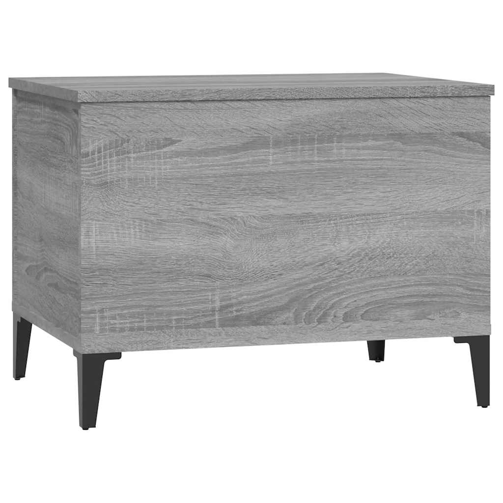 Table basse Sonoma gris 60x44,5x45 cm Bois d'ingénierie - XIOS