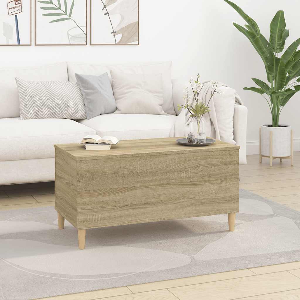 Table basse Chêne sonoma 90x44,5x45 cm Bois d'ingénierie - XIOS