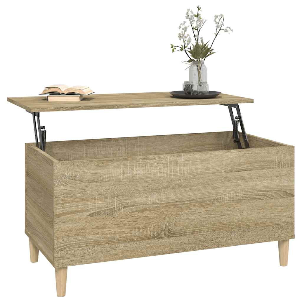 Table basse Chêne sonoma 90x44,5x45 cm Bois d'ingénierie - XIOS