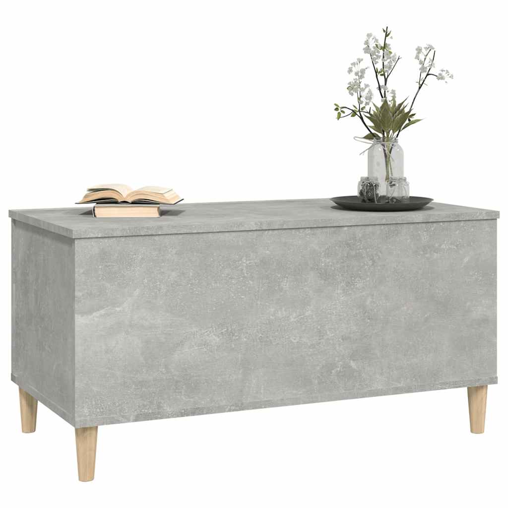 Table basse Gris béton 90x44,5x45 cm Bois d'ingénierie - XIOS