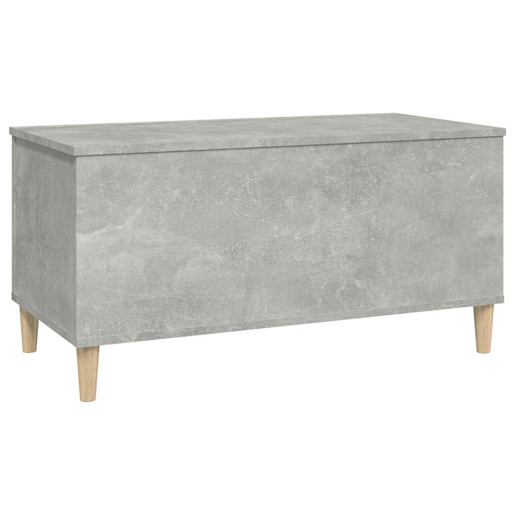Table basse Gris béton 90x44,5x45 cm Bois d'ingénierie - XIOS