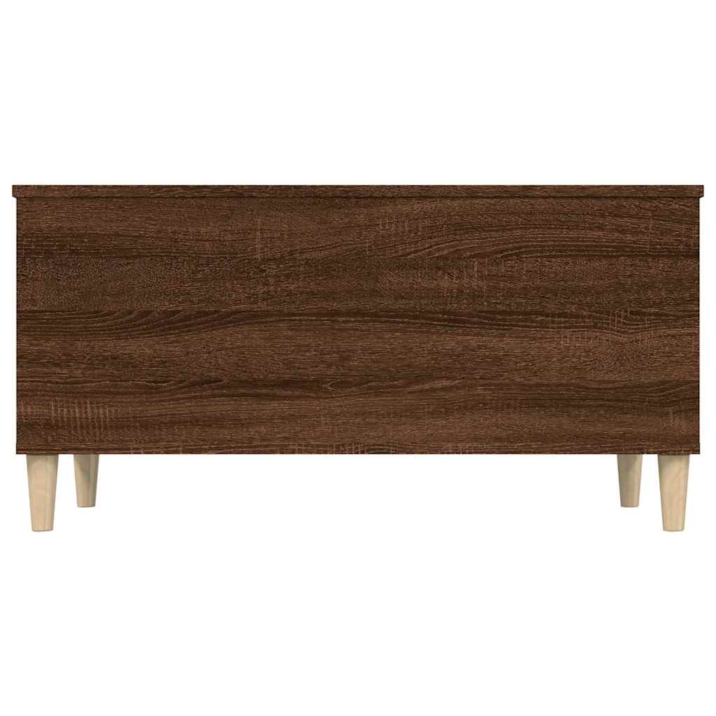 Table basse Chêne marron 90x44,5x45 cm Bois d'ingénierie - XIOS