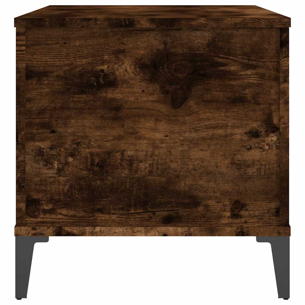 Table basse Chêne fumé 90x44,5x45 cm Bois d'ingénierie - XIOS