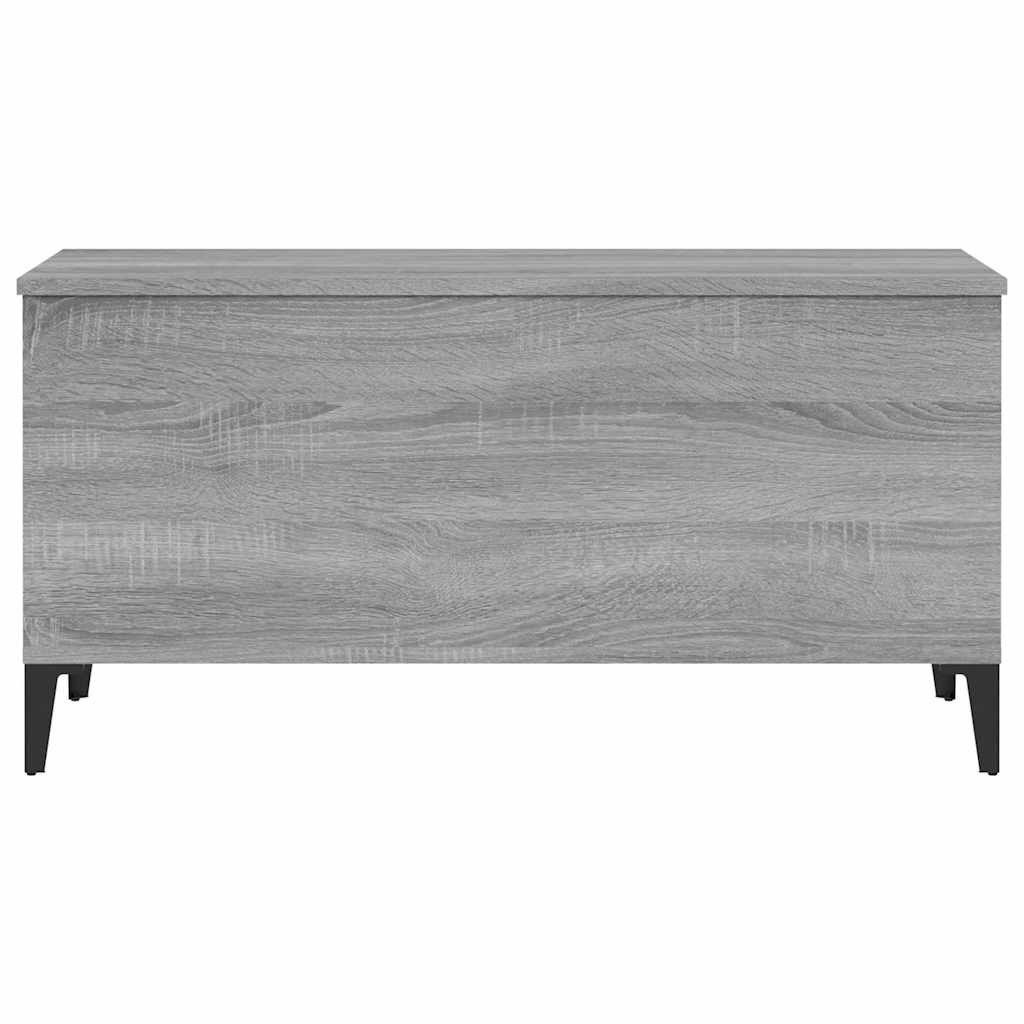 Table basse Sonoma gris 90x44,5x45 cm Bois d'ingénierie - XIOS