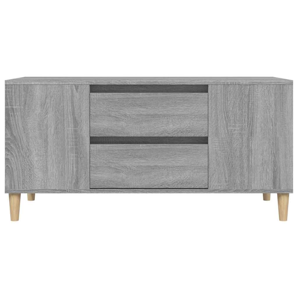 Meuble TV Sonoma gris 102x44,5x50 cm Bois d'ingénierie - XIOS