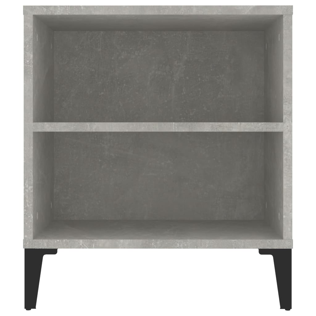 Meuble TV Gris béton 102x44,5x50 cm Bois d'ingénierie - XIOS