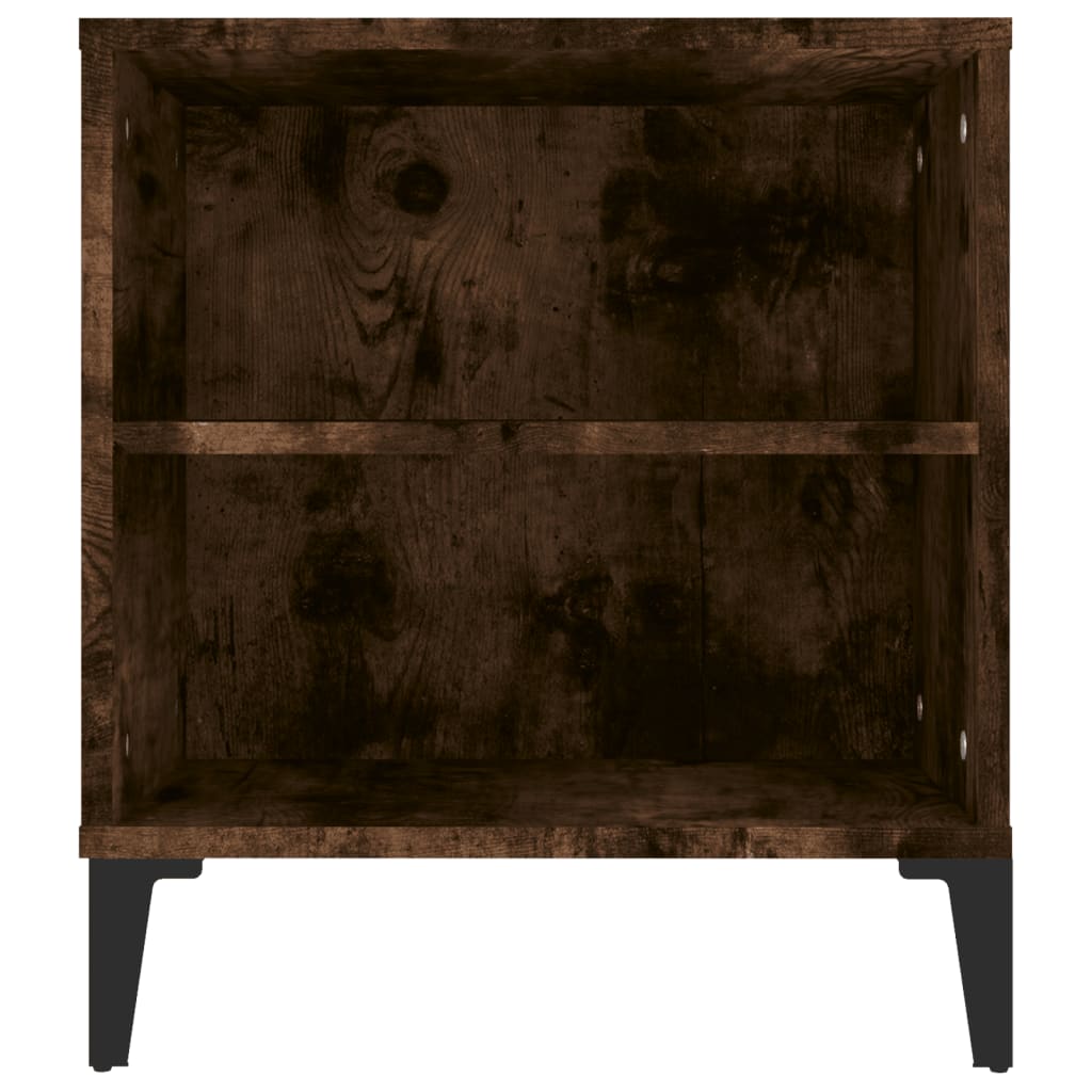 Meuble TV Chêne fumé 102x44,5x50 cm Bois d'ingénierie - XIOS