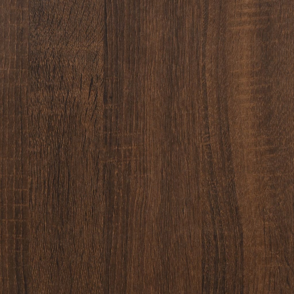 Meuble TV Chêne marron 102x44,5x50 cm Bois d'ingénierie - XIOS