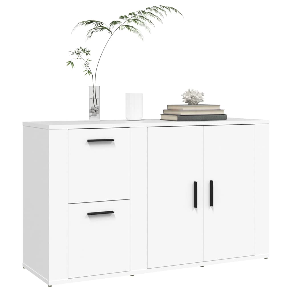 Buffet Blanc 100x33x59,5 cm Bois d'ingénierie - XIOS