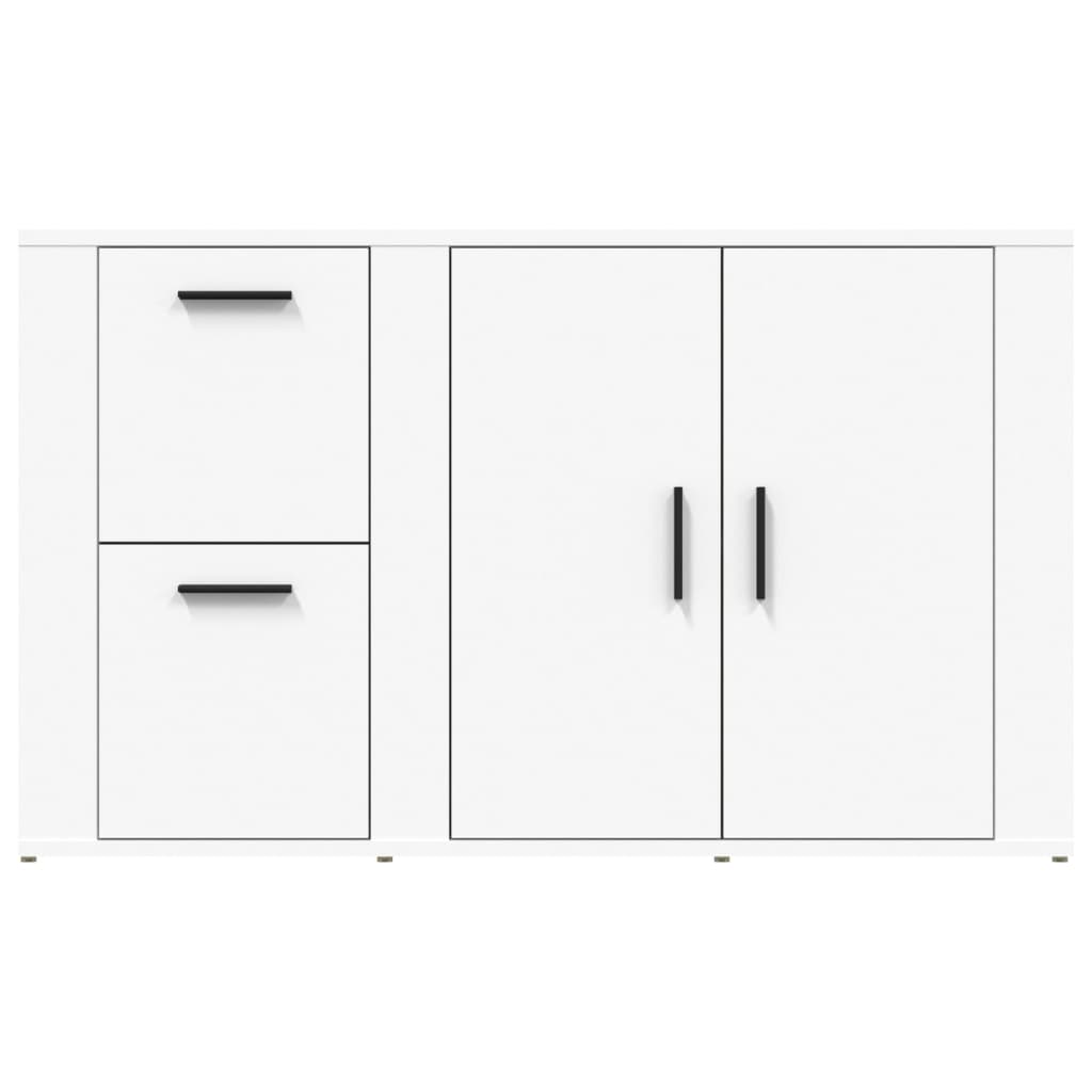 Buffet Blanc 100x33x59,5 cm Bois d'ingénierie - XIOS