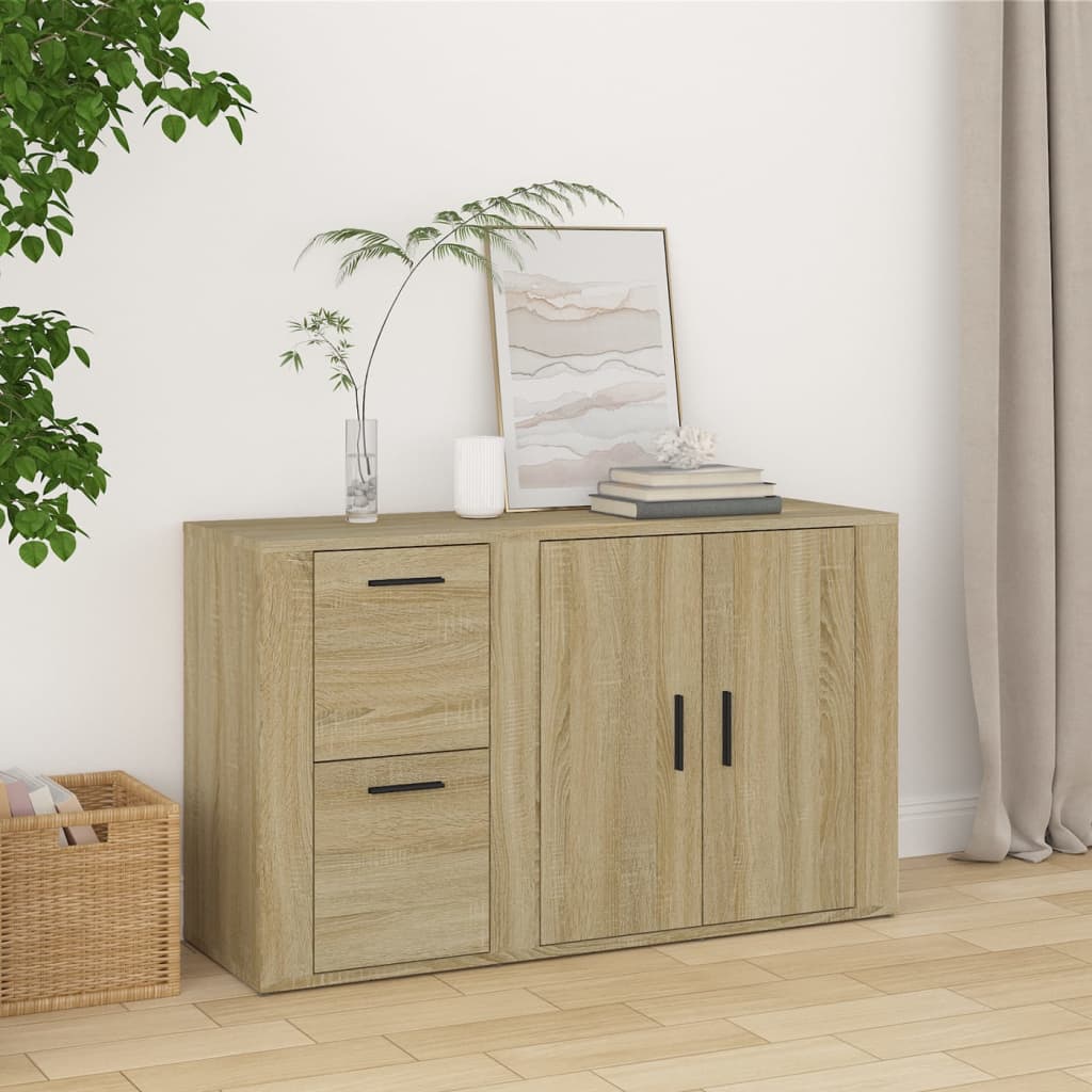 Buffet Chêne sonoma 100x33x59,5 cm Bois d'ingénierie - XIOS