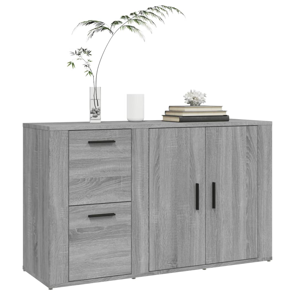 Buffet Sonoma gris 100x33x59,5 cm Bois d'ingénierie - XIOS