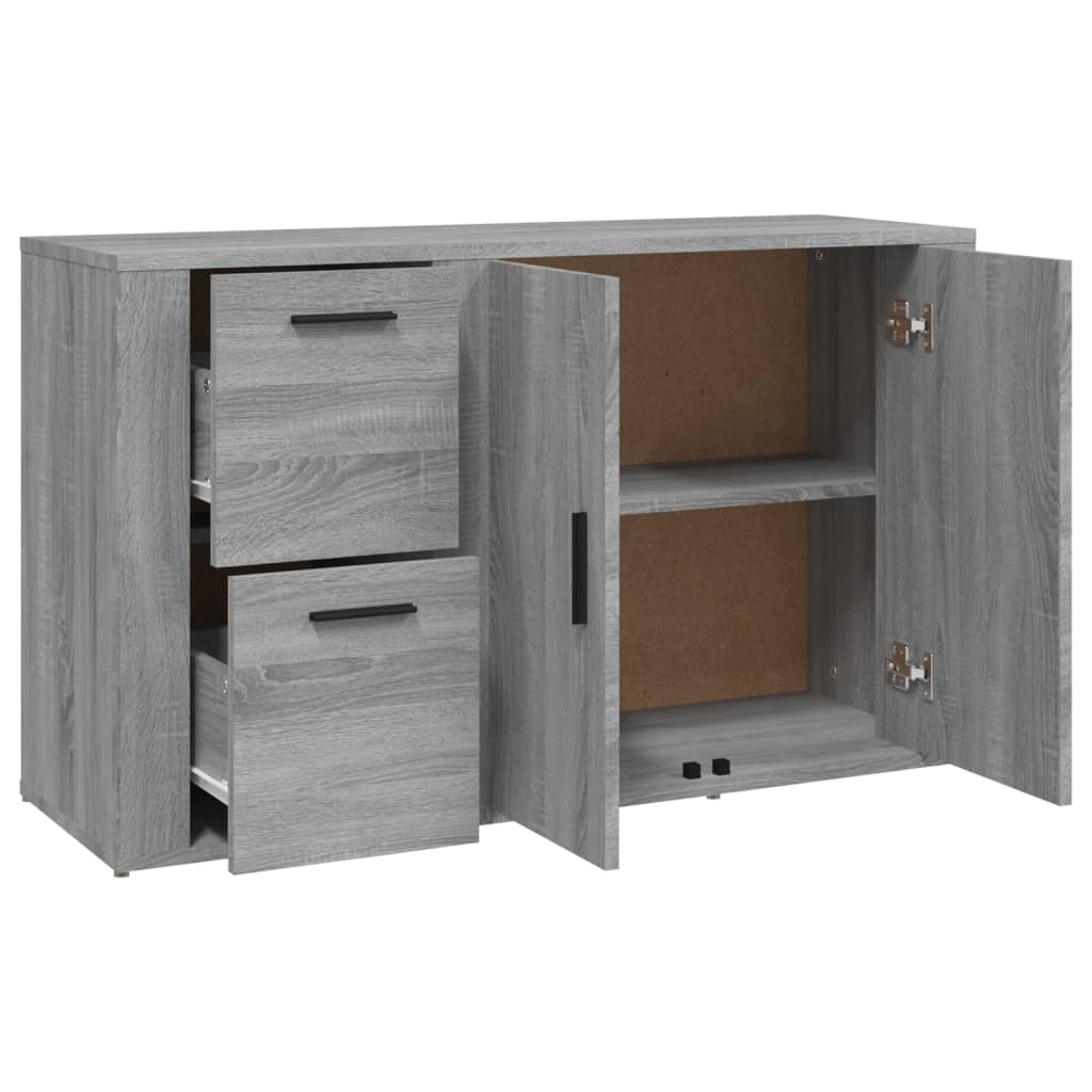 Buffet Sonoma gris 100x33x59,5 cm Bois d'ingénierie - XIOS