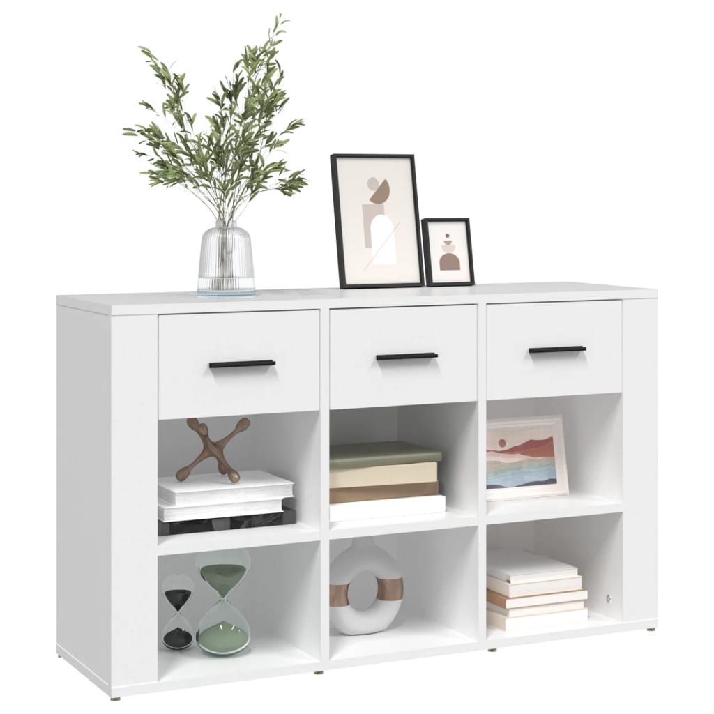Buffet Blanc 100x30x59,5 cm Bois d'ingénierie - XIOS